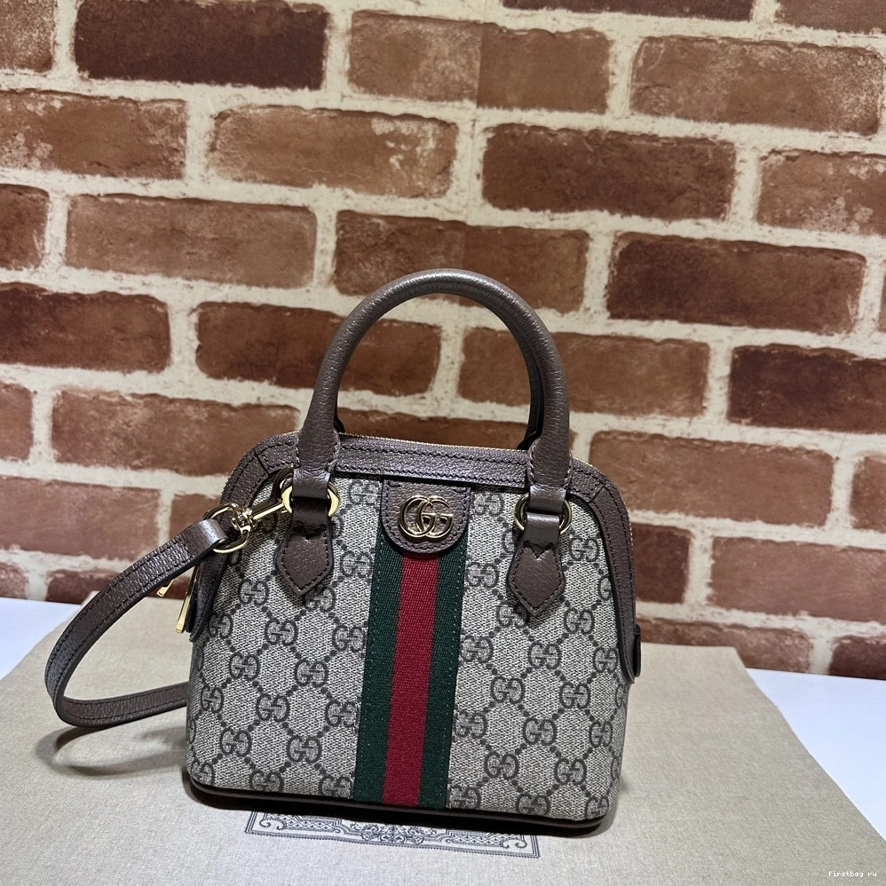 First bag ru gucci SMALL BAG-20*20.5*7.5cm TOTE GG OPHIDIA 0714